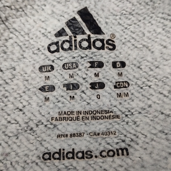 Adidas Men's Hoodie Gray Blue color Size M - Picture 6 of 7